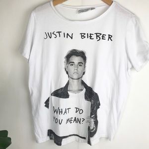 Justin Bieber | what do you mean t shirt